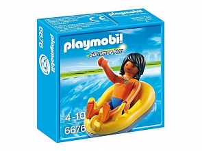 Игровой набор из серии Аквапарк: Лодка для рафтинга (Playmobil, 6676pm)